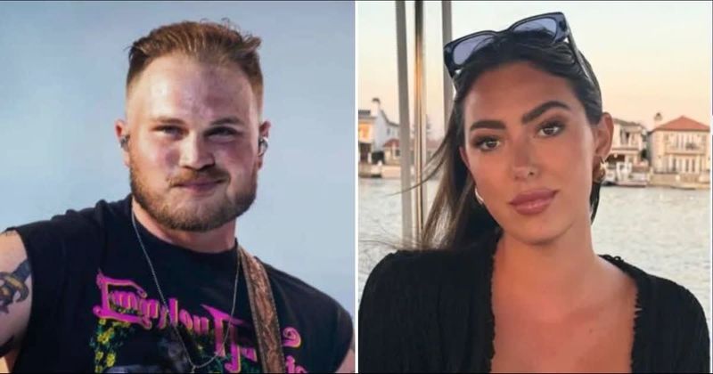 Zach Bryan marries Samantha Leonard as couple rides away in ‘Just Married’ car