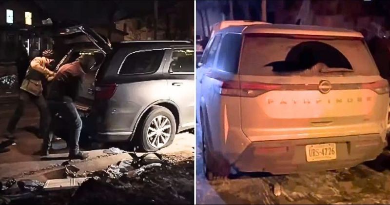 Minneapolis protesters smash ICE vehicles after officer shoots man attacking him with shovel