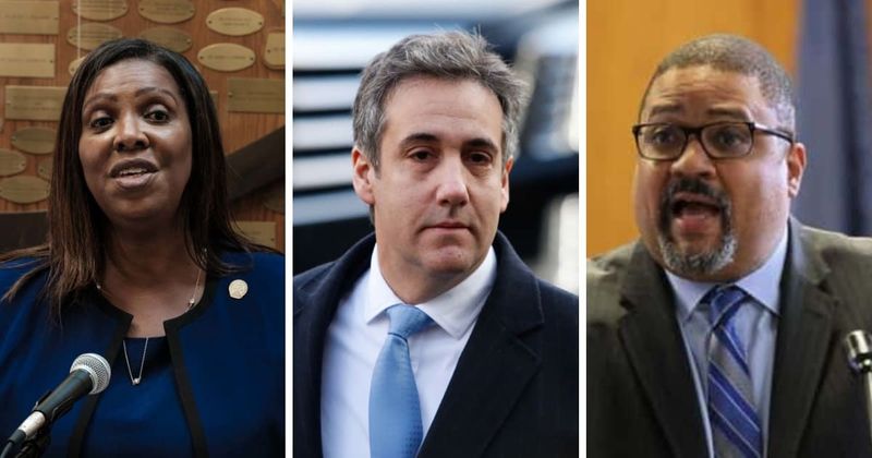 Michael Cohen claims Letitia James and Alvin Bragg 'pressured' him to target Trump