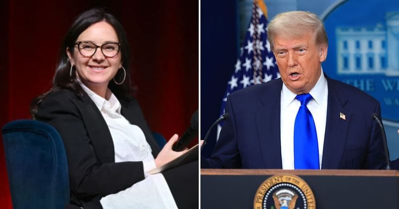 Bari Weiss and Trump exchanging cheek kisses after '60 Minutes' interview left CBS staff stunned