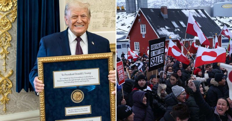 Trump ties Greenland demand to Nobel snub, deepening rift with Europe