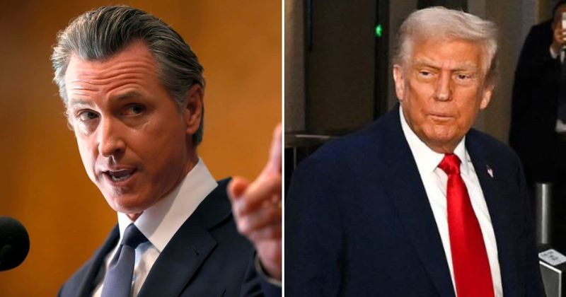 California Governor Gavin Newsom dismisses Trump's Greenland military threat as never serious