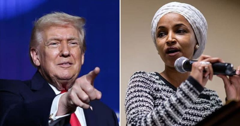 Trump targets Ilhan Omar while praising border crackdown, says migrants must ‘love our country’