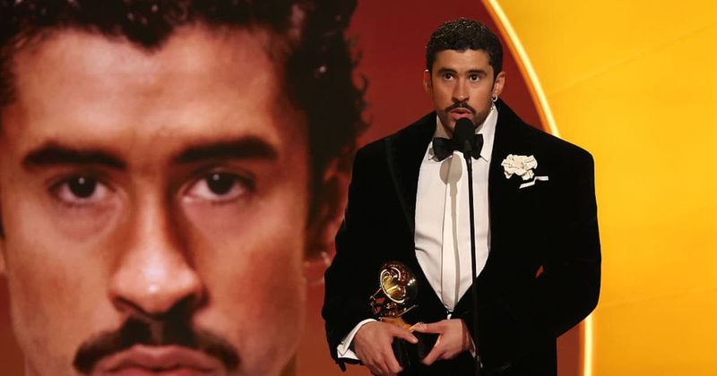 Bad Bunny joins 'ICE Out' chorus at Grammys, says 'We are not aliens, we are humans'