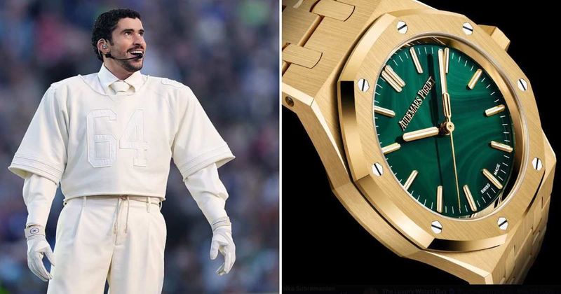 Bad Bunny dons $75K watch made of 18K gold at 2026 Super Bowl halftime show