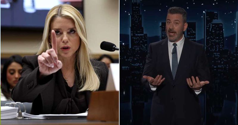 Jimmy Kimmel roasts Pam Bondi, Mike Johnson for 'spying' on Rep Pramila Jayapal's search history