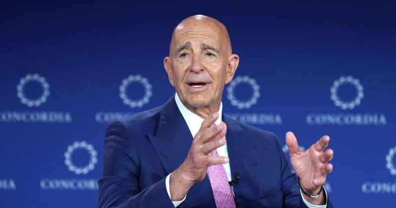 DOJ records document prolonged contact between Tom Barrack and Jeffrey Epstein