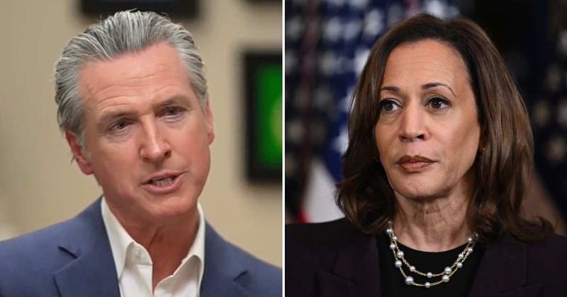 Newsom says he’s never stood in Kamala Harris' way as speculation of 2028 bid grows