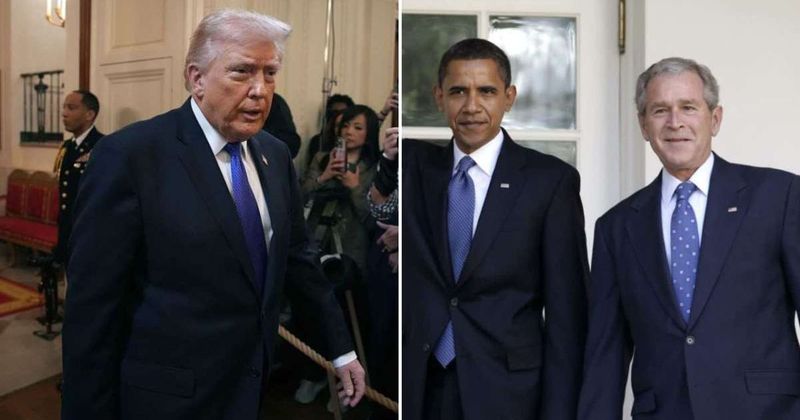Trump approval rating beats Barack Obama and George W Bush in second term, new poll shows