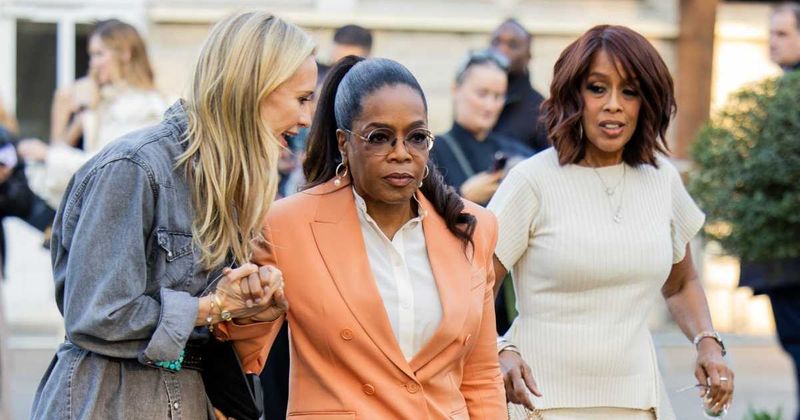 Oprah Winfrey sparks concern after video shows her struggling to walk at Paris Fashion Week