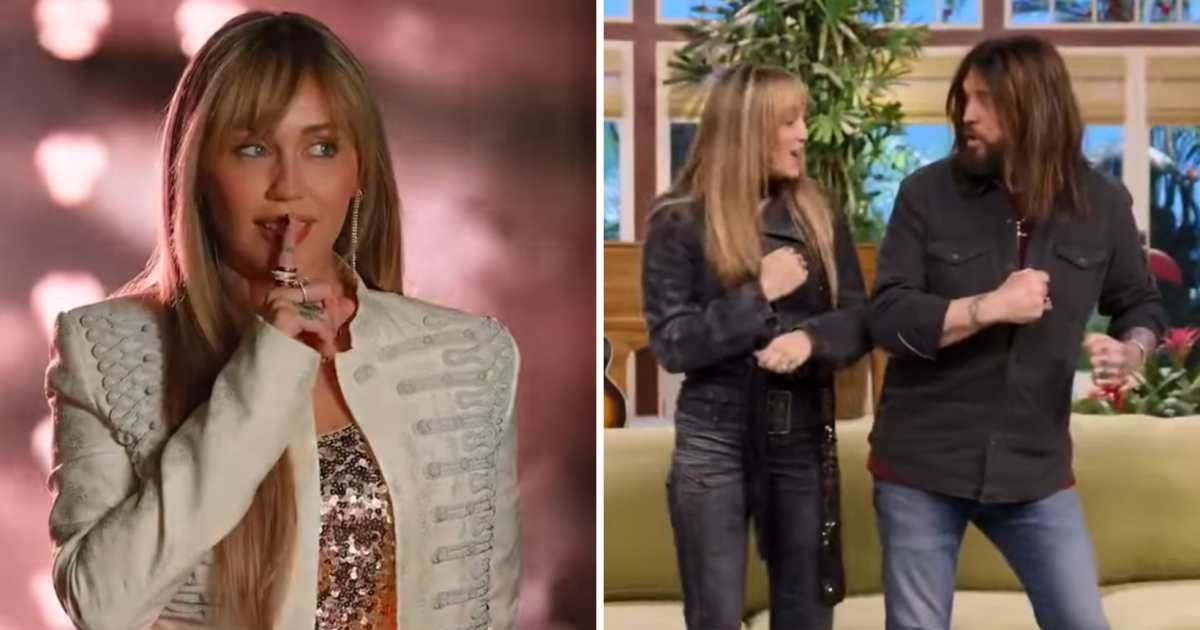 Miley Cyrus channels Hannah Montana and recreates iconic moment with dad in nostalgic ‘20th Anniversary’ preview