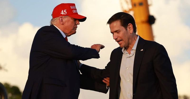 Marco Rubio trolled for wearing oversized shoes gifted by Trump: 'Those are gonna cause blisters'