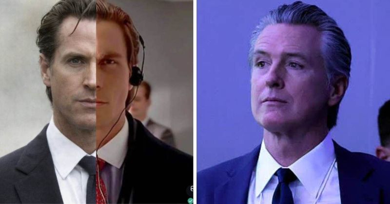 Gavin Newsom sparks backlash after comparing his look to Patrick Bateman: 'This is not a flex'