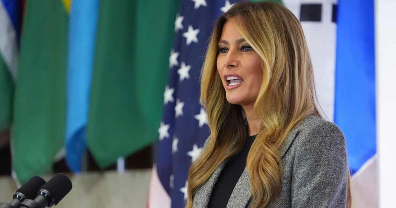 Melania Trump in and out in just 7 minutes on Day 1 of her ‘unprecedented’ global DC summit
