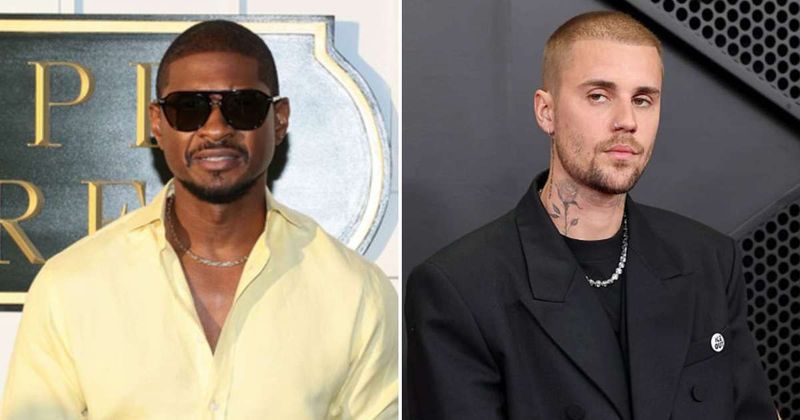 Usher hits back at rumors of ‘heated exchange’ with Justin Bieber at Oscars afterparty