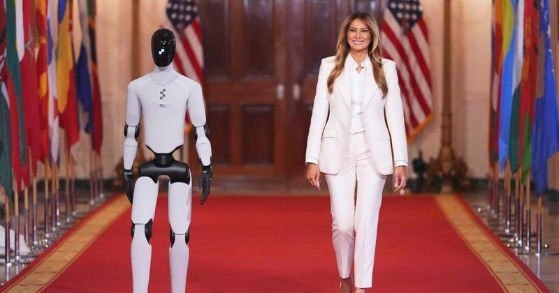 Melania Trump brings AI-powered humanoid robot to her Fostering the Future Summit at White House