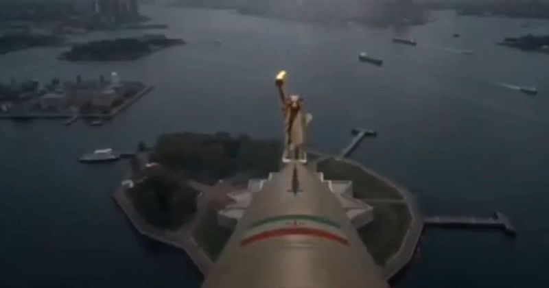 Iran pushes propaganda video showing missile destroying Statue of Liberty in simulated strike