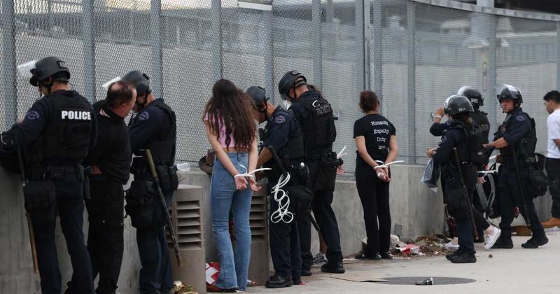 8 minors among 75 arrested as LAPD fires tear gas at LA 'No Kings' rally