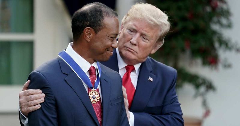 Trump says Tiger Woods ‘doing great’ despite ‘life of pain’ after DUI arrest
