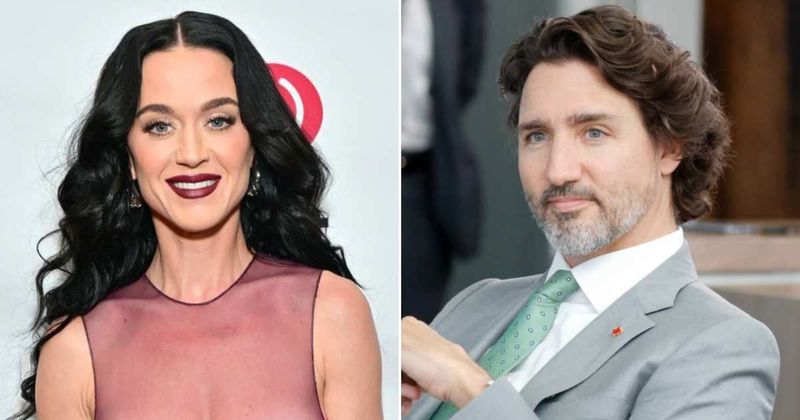 Katy Perry looks smitten as she holds on to beau Justin Trudeau in new photo