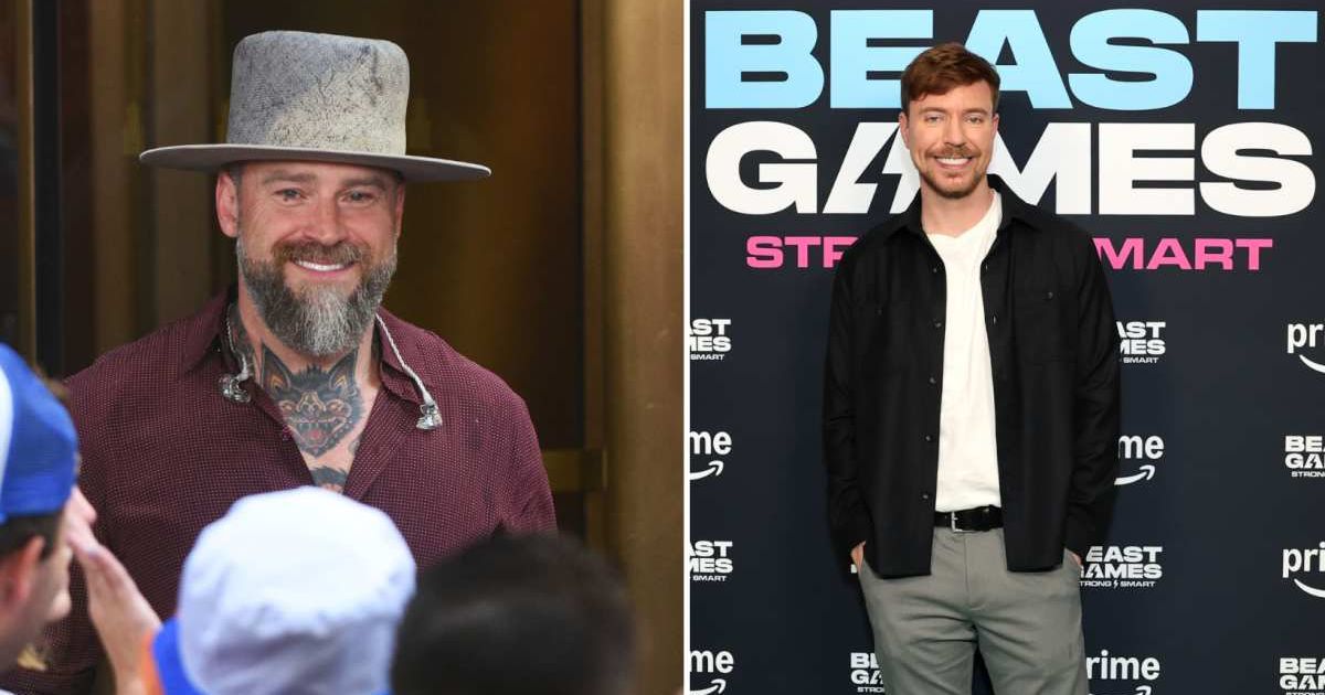 (L) Zac Brown performing in NYC. (R) MrBeast is attending an event. (Cover Image Source: Getty Images | Photo by (L) Emma McIntyre; (R) Patricia Schlein)