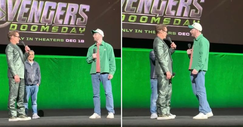 Robert Downey Jr and Chris Evans steal the show with surprise face-off at CinemaCon 2026