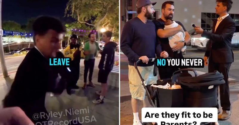 Gay couple attacks MAGA influencer over questions on adoption, parenting 