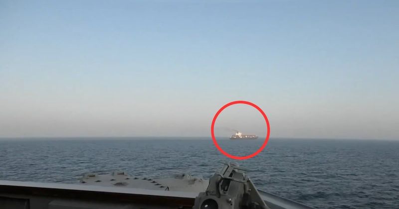 Pentagon releases footage of US Navy firing on Iranian ship during 6-hour standoff