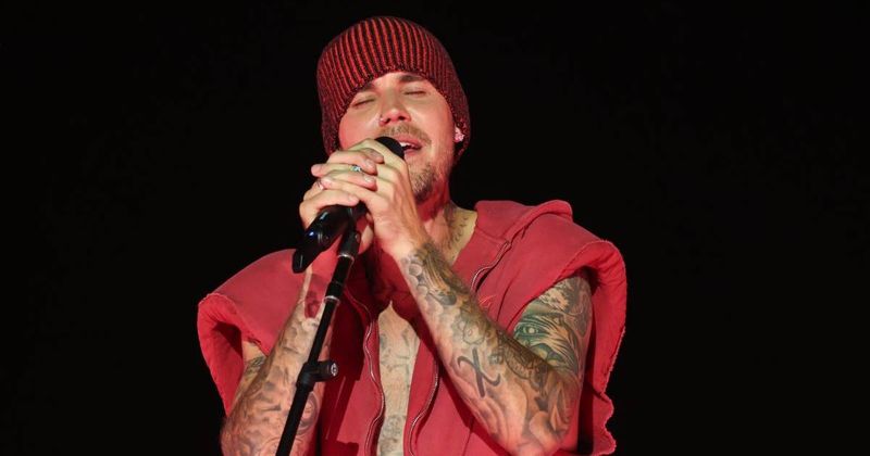 Justin Bieber shares AI image of himself as a toddler performing at Coachella 2026