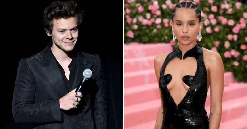 Zoe Kravitz spotted with chunky diamond ring as she steps out with Harry Styles in London