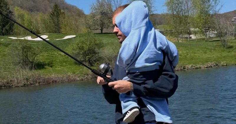 Justin Bieber goes fishing with son Jack Blues after $10M Coachella run
