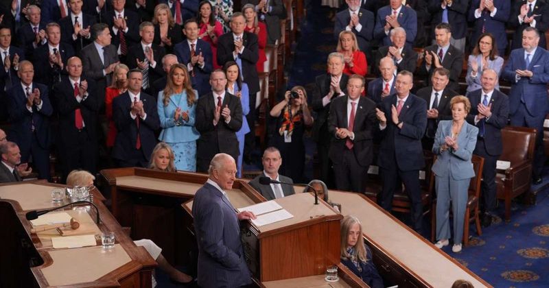 King Charles wins standing ovation in Congress with 'checks and balances' remark