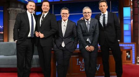 'The Late Show': Stephen Colbert reunites with late-night hosts ahead of unexpected Jimmy Kimmel surprise