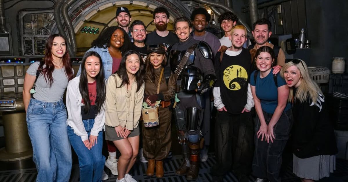 Pedro Pascal surprises fans at Disneyland ahead of ‘Star Wars: The Mandalorian and Grogu’ release 