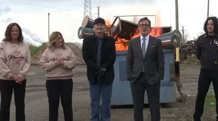Stephen Colbert returns to the small screen just a day after hosting his final episode of 'The Late Show'