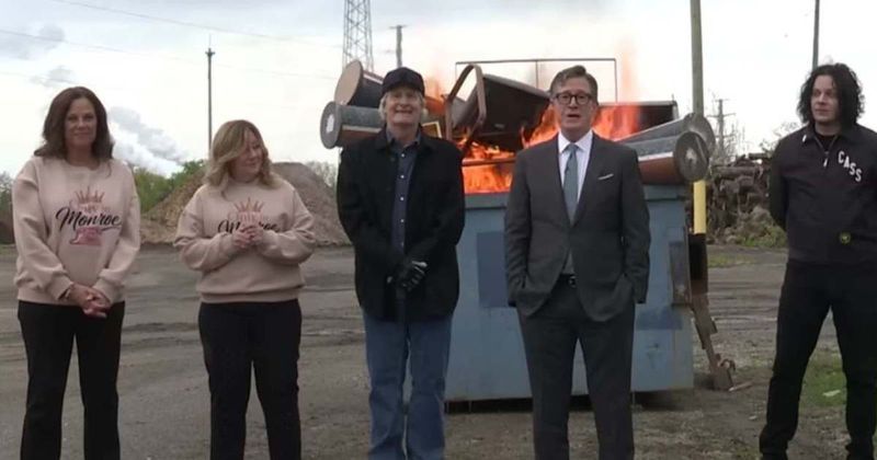 Stephen Colbert returns to the small screen just a day after hosting his final episode of 'The Late Show'