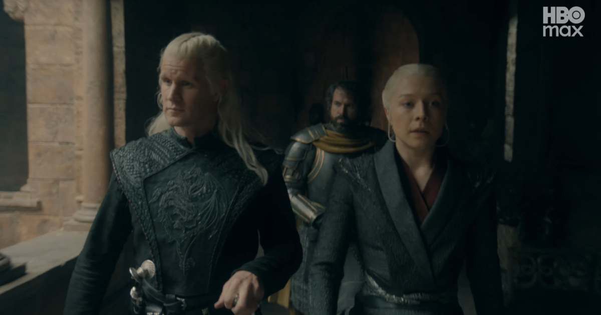 A still of Daemon Targaryen (Matt Smith) and Rhaenyra Targaryen (Emma D'Arcy) from 'House of the Dragon' Season 3 trailer (Cover Image Source: YouTube | @hbomax)