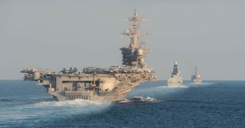Iran fires missiles at Gulf states as US intercepts attack near Strait of Hormuz