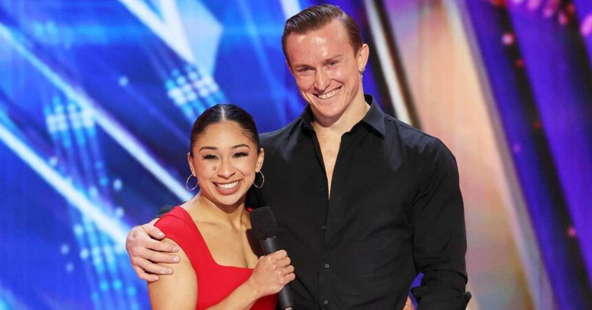 Holland and Sienna's daring acrobatic act on 'AGT' Season 21 is nearly derailed by wardrobe malfunction