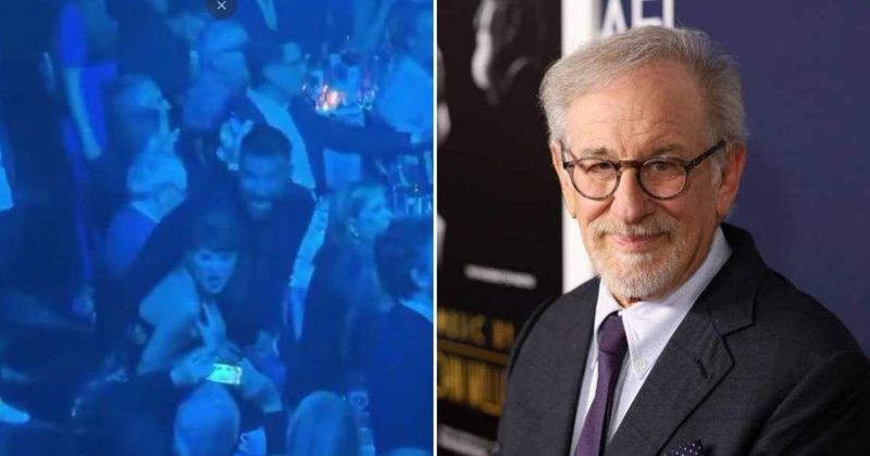Steven Spielberg turns cameraman for Taylor Swift-Travis Kelce's Songwriters Hall of Fame moments