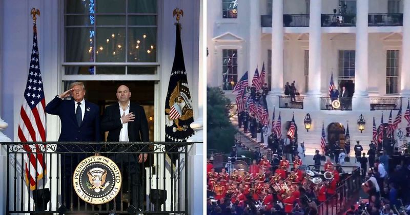 125K-person crowd erupts as man leads 'Happy Birthday' chant for Trump at White House UFC event