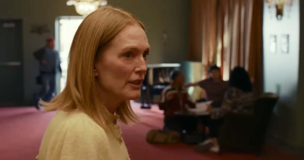 Jesse Eisenberg's new A24 comedy movie starring Julianne Moore and 'The Holdovers' star drops first trailer