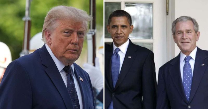 Trump's approval rating tops Obama's and Bush's at same point in second term, polling average shows