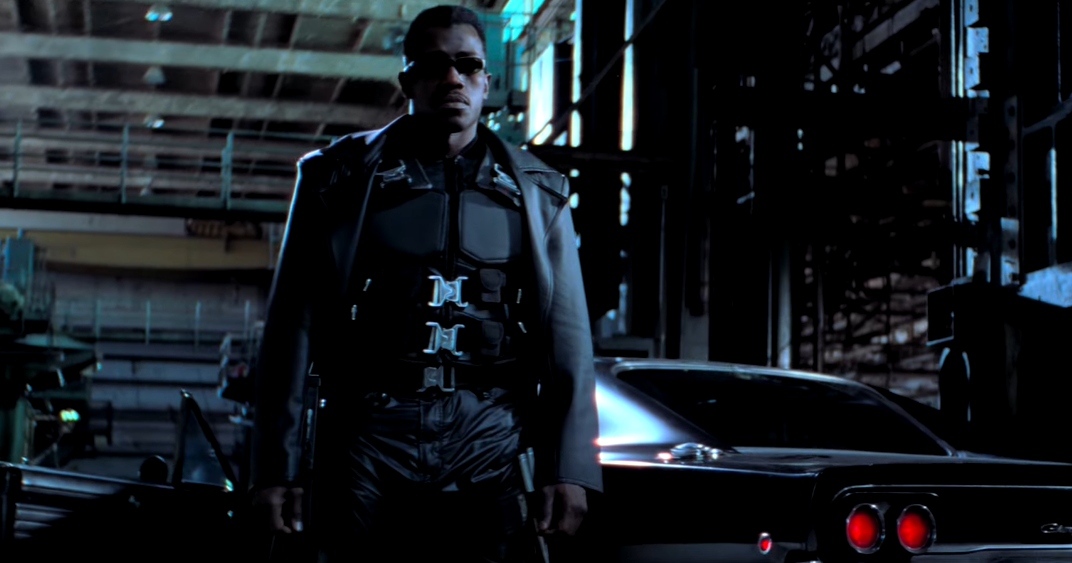 Wesley Snipes in a screengrab taken from 'Blade' trailer (Image Source: YouTube | @warnerbrosentertainment)
