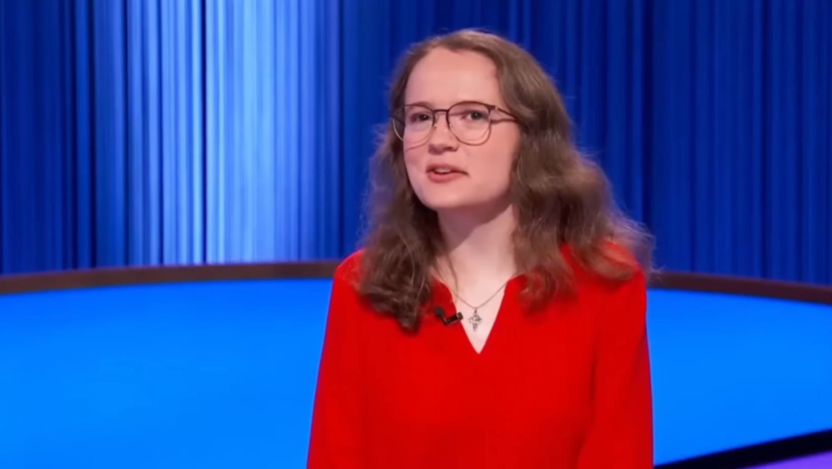 Grace playing 'Jeopardy!'