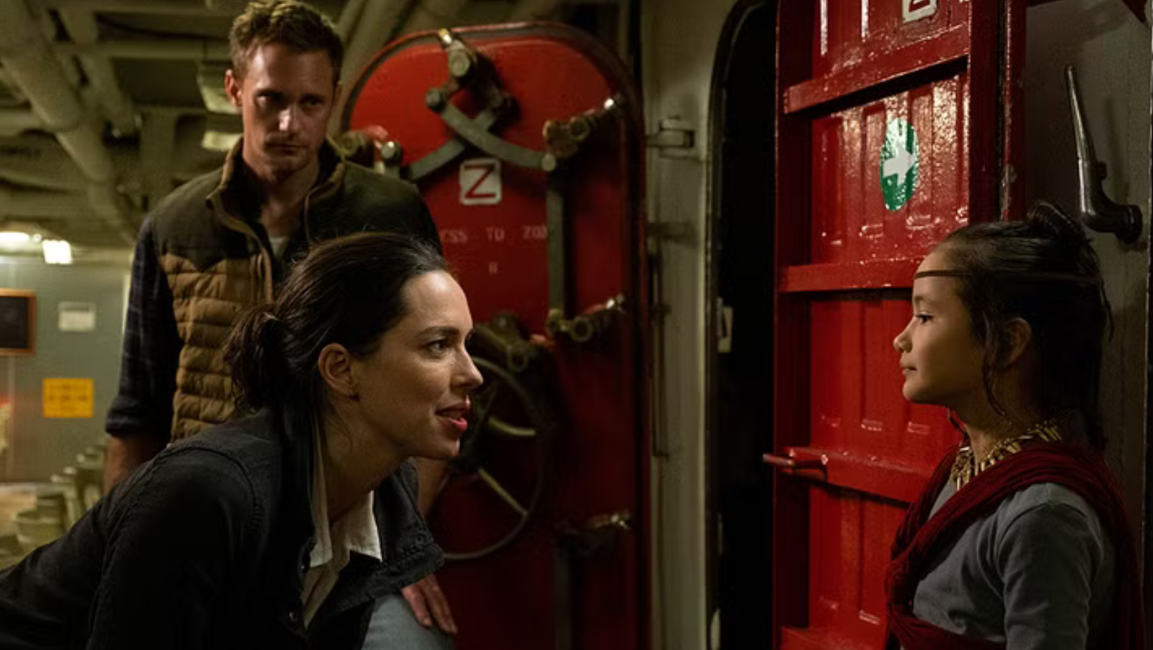 Still of Jia and Andrews from 'Godzilla vs Kang'