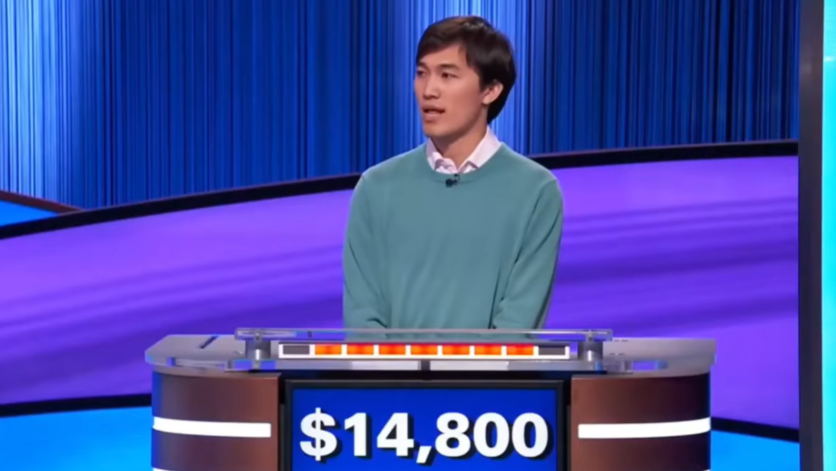 Dean playing 'Jeopardy!'