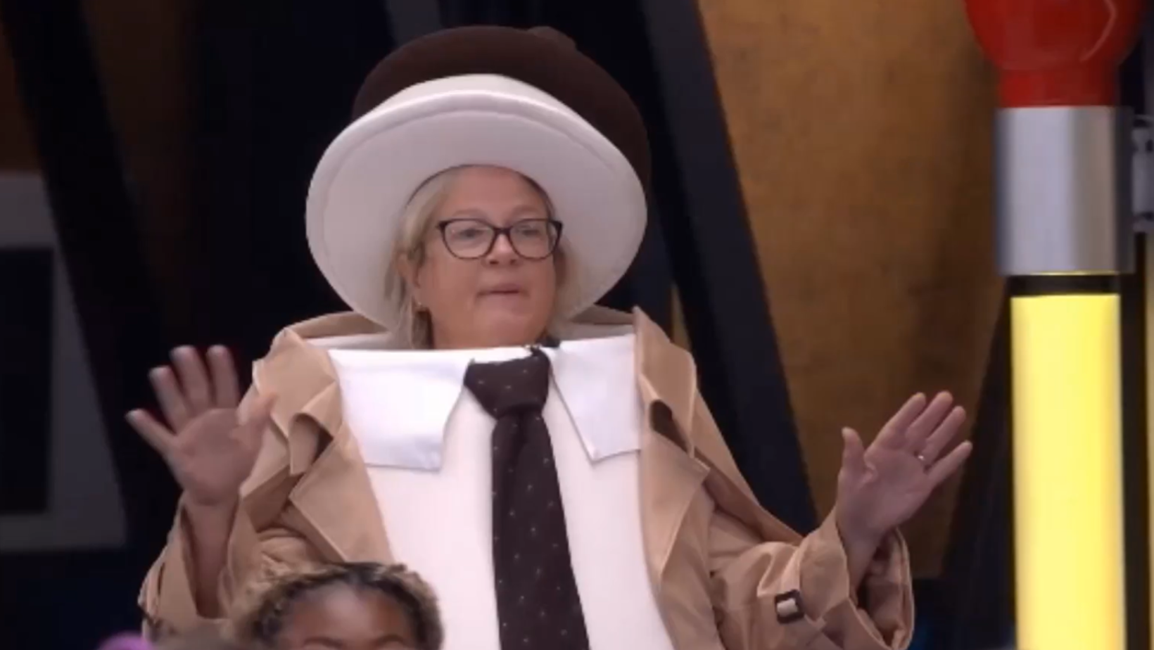 Angela during the nomination ceremony