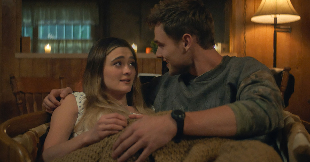 A still of Lizzy Greene and Garrett Wareing from 'Ransom Canyon' Season 2 (Image Source: Netflix )