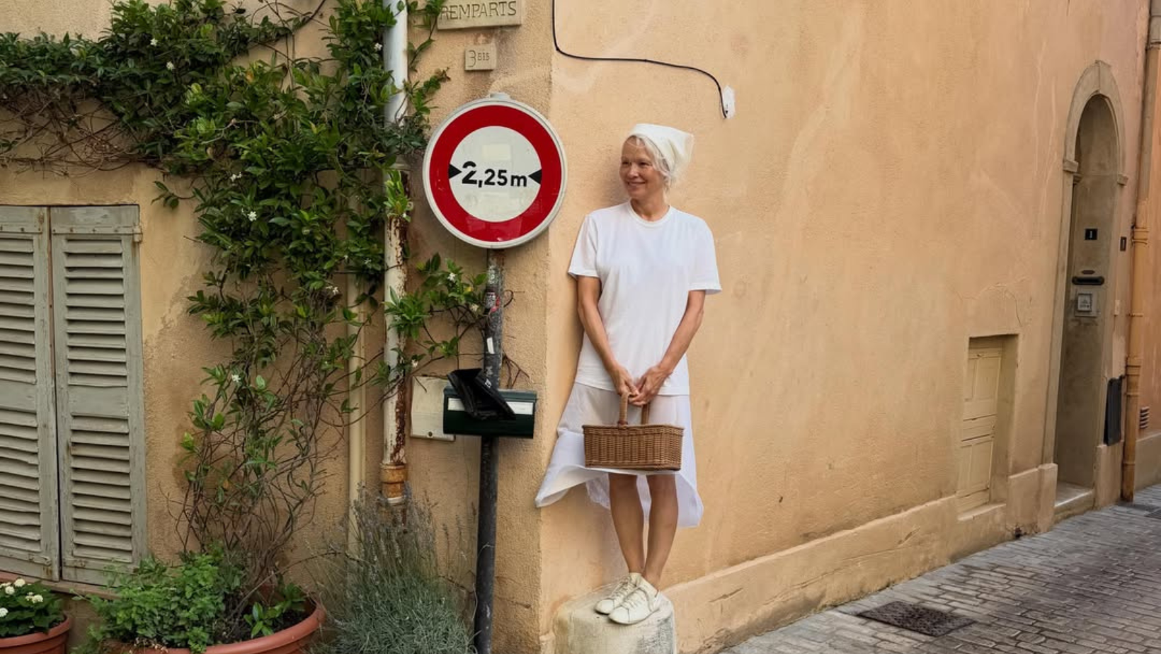 Pamela Anderson poses for a picture (Image Source: Instagram|pamelaanderson)